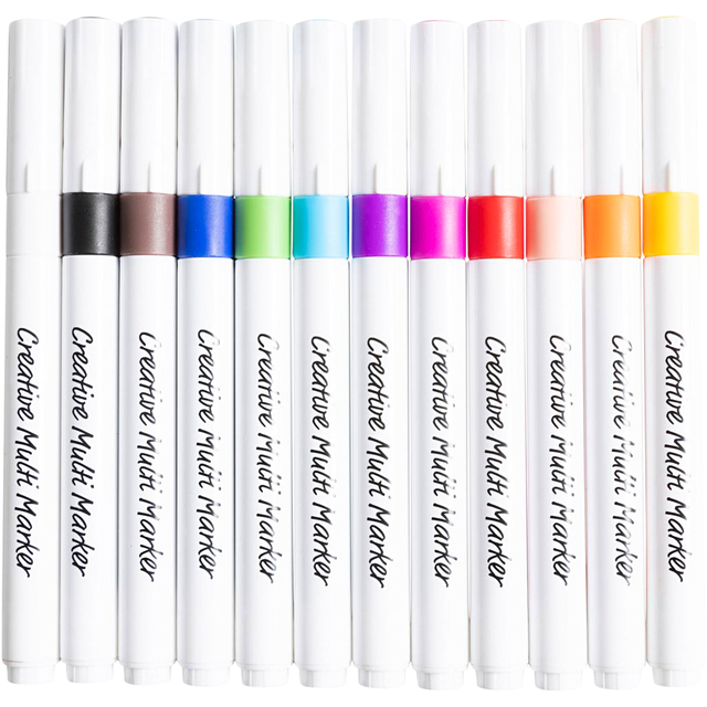 Feutre multifonctionnel Creativ Company 4mm set 12 couleurs