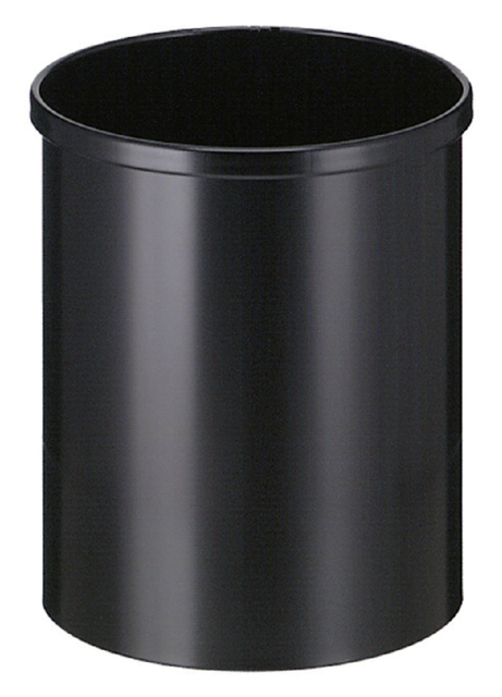 Corbeille à papier Vepa Bins ronde Ø25,5cm 15L noir