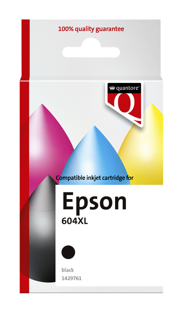 Inktcartridge Quantore alternatief tbv Epson 604XL T10H14 zwart