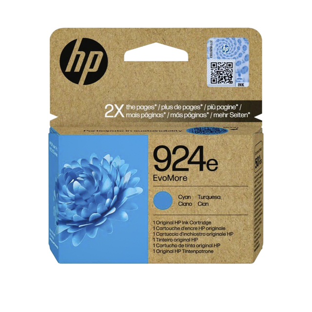 Inktcartridge HP 4K0U7NE 924E Evomore blauw