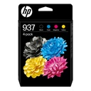 Cartouche d'encre HP 6C400NE 937 noir + 3 couleurs
