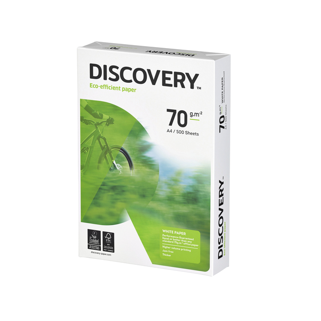 Kopieerpapier Discovery A4 70gr wit 500 vel