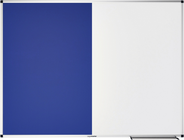 Tableau combi Legamaster UNITE Feutre bleu-Tableau blanc 90x120cm