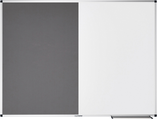 Tableau combi Legamaster UNITE Feutre gris-Tableau blanc 90x120cm