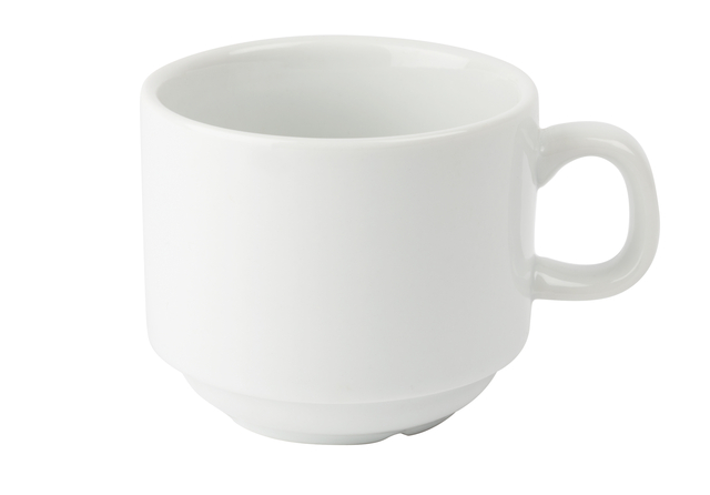 Tasse à thé Olympia Whiteware 200ml blanc boîte de 12 pièces