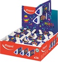 Gomme Maped Pixel Party Pyramid présentoir 24 pièces