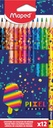 Crayon de couleur Maped Pixel party set 12 couleurs