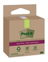 Bloc-mémos 3M post-it 622 RSS3COL 47,6x47,6mm assorti 3 pièces