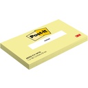 Bloc-mémos 3M Post-it 6830 Notes 76x127mm jaune canari 100 feuilles