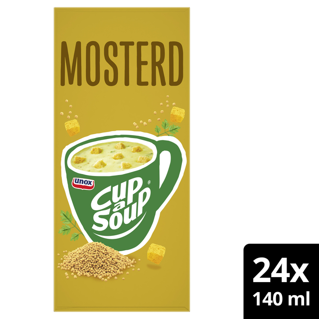 Cup-a-Soup Unox mosterd 24x140ml