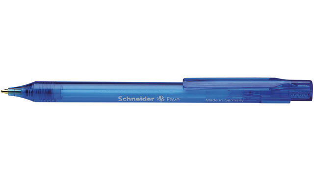 Balpen Schneider Fave medium blauw