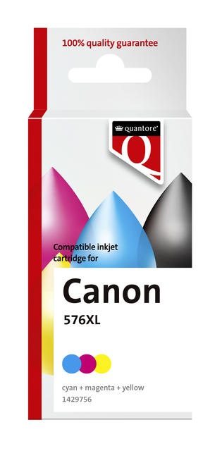 Inktcartridge Quantore alternatief tbv Canon Cl-576XL kleur