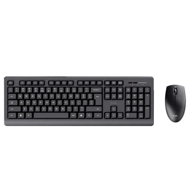 Toetsenbord Trust Primo draadloos + muis QWERTY