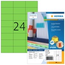 Etiquette HERMA 4409 70x37mm vert 2400 pièces