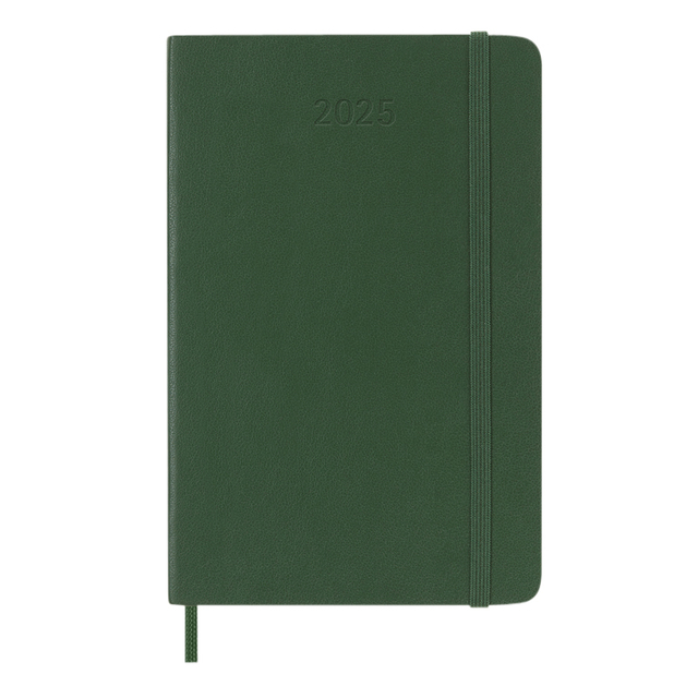 Agenda 2025 Moleskine 12M Planner Weekly 7dagen/1pagina pocket sc myrtle green