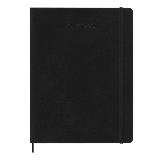 Agenda 2024/2025 Moleskine 18M Planner Weekly 7dagen/1pagina extra large sc black