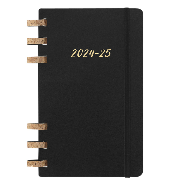 Agenda 2024/2025 Moleskine 12 mois Academic Planner 7j/2p large souple noir