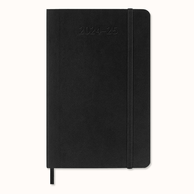 Agenda 2024/2025 Moleskine 18M Planner Weekly 7dagen/1pagina pocket sc black