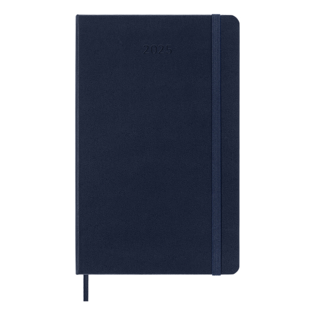 Agenda 2025 Moleskine 12M Planner Weekly 7dagen/1pagina large hc sapphire blue