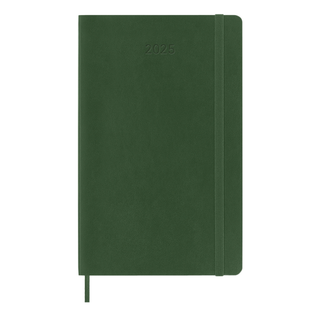 Agenda 2025 Moleskine 12 mois Planner Weekly 7j/1p Large souple vert myrte