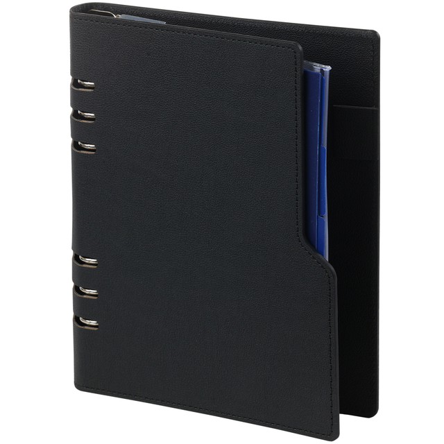 Organiseur Kalpa Clipbook A5 Agenda 2026-2027 7 jours/2 pages nervuré noir