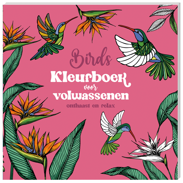 Kleurboek voor volwassenen Interstat Birds