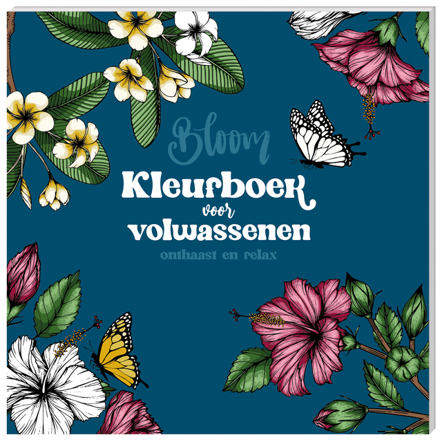 Kleurboek voor volwassenen Interstat Bloom