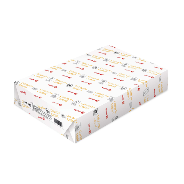 Papier laser Xerox Colortech+ Silk Coated A4 130g blanc 500 feuilles