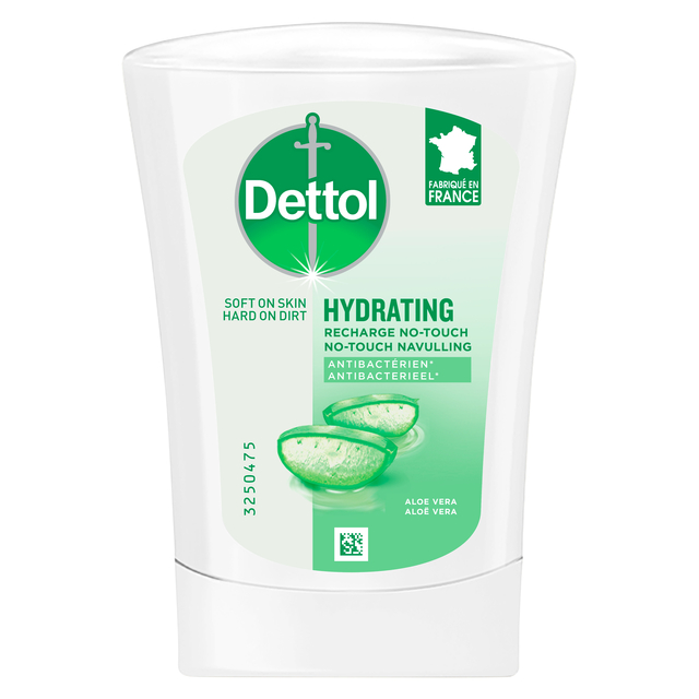 Handzeep Dettol Hydrating Aloe Vera antibacterieël 250ml refill No Touch