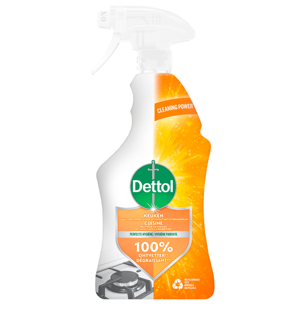 Dégraissant Dettol Cuisine spray 500ml