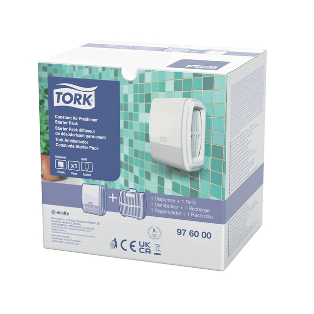 Désodorisant Tork A3 Elevation 976000 Constant Kit Starter blanc