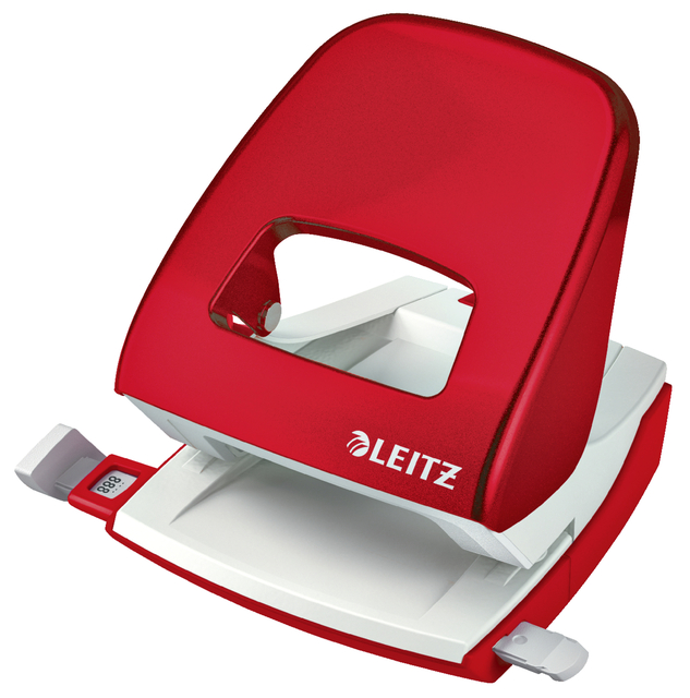 Perforateur Leitz WOW 5008 NeXXt métal 30 feuilles rouge