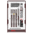 Rotring Isograph Technical Pen College 0,25-0,35-0,5mm set de 3 pièces
