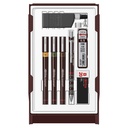 Rotring Isograph Technical Pen College 0,2-0,3-0,5mm set de 3 pièces