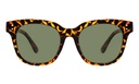 Zonnebril  Montana met groen G15 gepolariseerd glas glans turtle