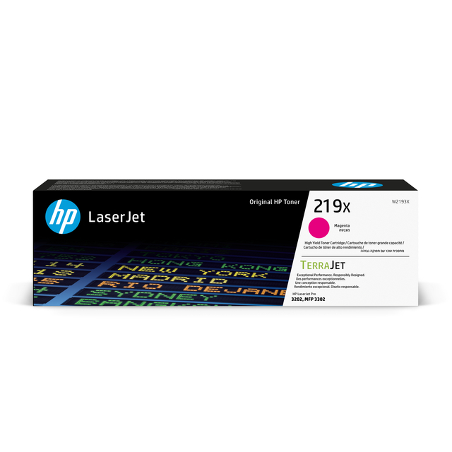 Cartouche toner HP W2193X 219X rouge