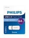 Clé USB 2.0  Philips Snow USB-A 64Go violet