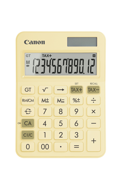 Calculatrice Canon LS-125KB jaune