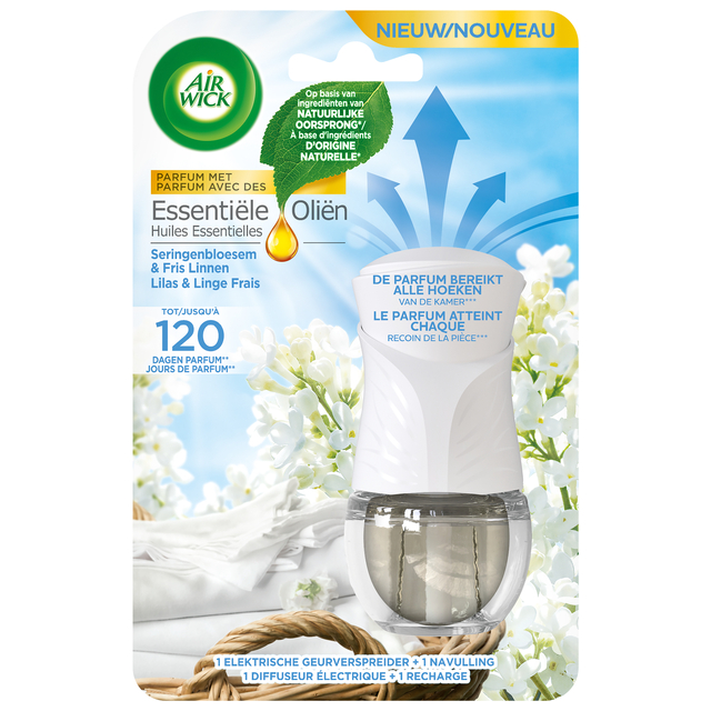 Luchtverfrisser AirWick Electrical Soft Cotton Starter Kit 19ml