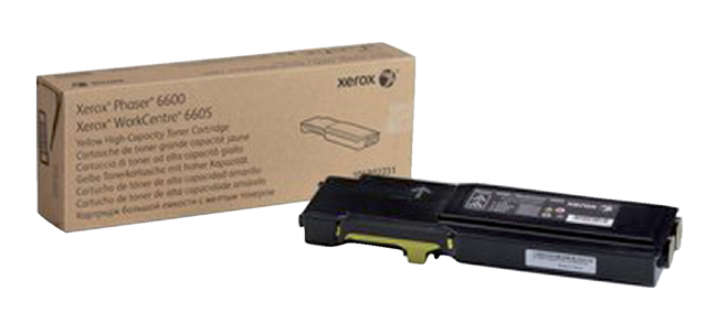 Cartouche toner Xerox 106R02231 jaune