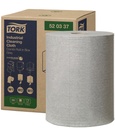 Chiffon de nettoyage Tork W1-W2-W3 Premium Industrial 520337 1 épaisseur gris 390 feuilles