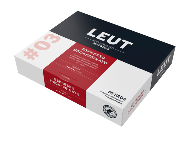 Koffie capsules Decaffeinato LEUT Pro #03