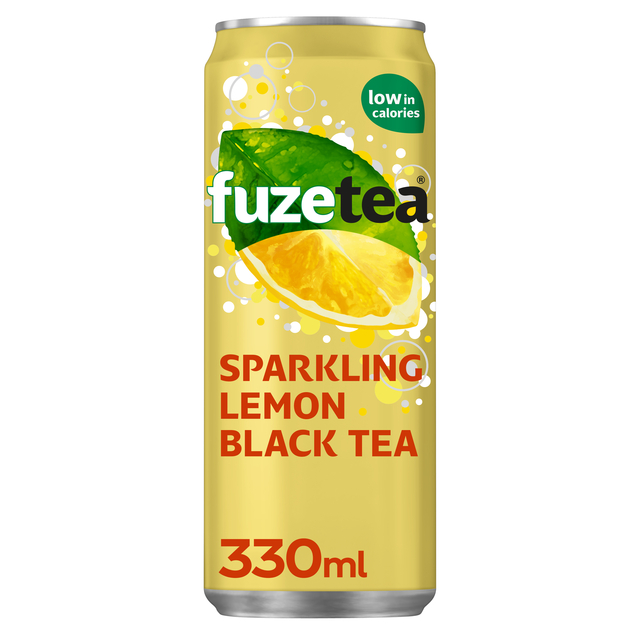 Boisson Fuze Tea Sparkling Lemon canette 330ml