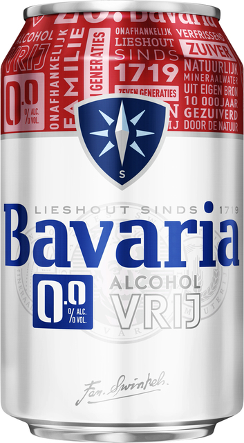 Bière Bavaria 0.0% canette 330ml