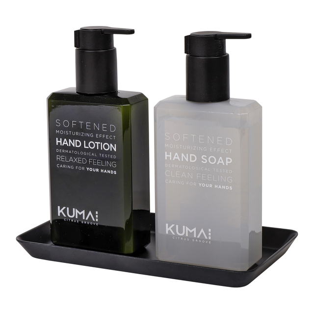 Coffret cadeau Kumai avec savon et lotion végan pour les mains