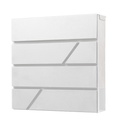 Boîte aux lettres murale BRASQ PB200 Deluxe blanc