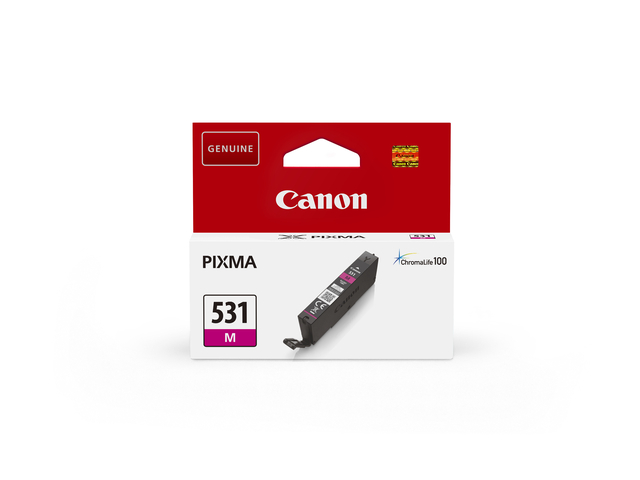 Cartouche d'encre Canon CLI-531 rouge