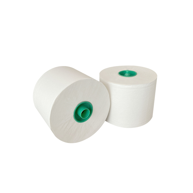 Papier toilette avec mandrin 1 épaisseur 150m blanc
