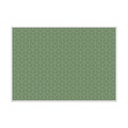 Set de table IEZZY Hexagone vert 6 pièces