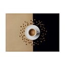 Set de table IEZZY Tasse de café brun 6 pièces